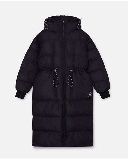 Stella McCartney Blue Truecasuals Long Padded Coat