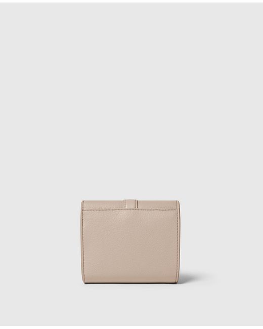 Stella McCartney Natural Falabella Trifold Wallet