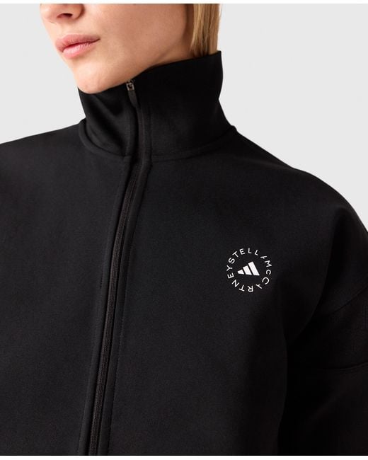 Stella McCartney Black Logo Knitted Track Jacket