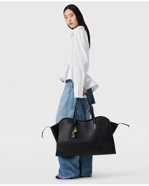 Stella McCartney White Poplin Peplum Shirt