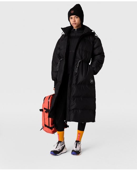 Stella McCartney Blue Truecasuals Long Padded Coat