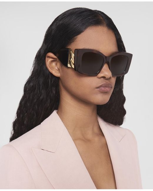 Stella McCartney Brown Falabella Square Sunglasses