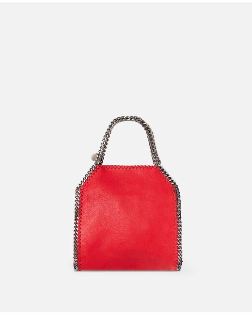 Stella McCartney Red Falabella Mini Tote Bag