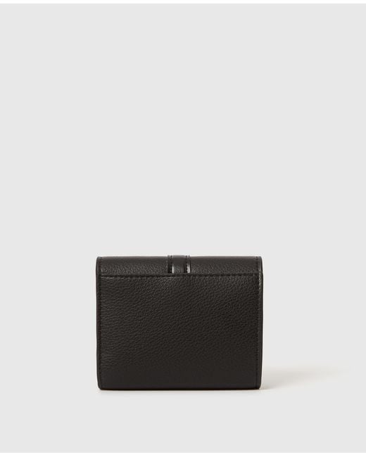 Stella McCartney Black Ryder Tri-Fold Wallet, One Size