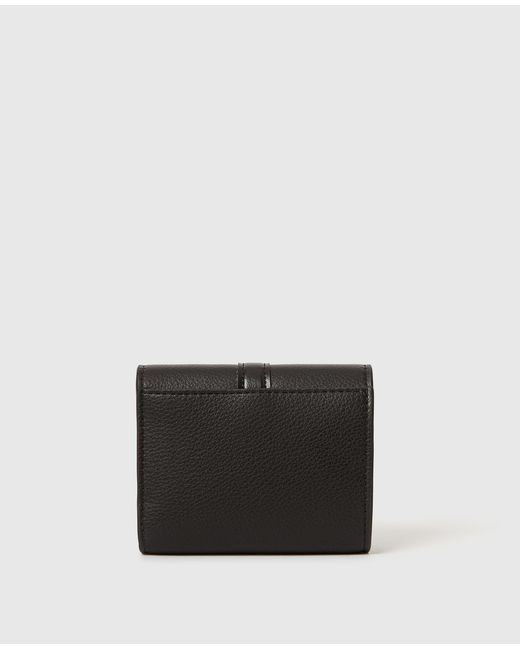 Stella McCartney Black Ryder Tri-Fold Wallet, One Size