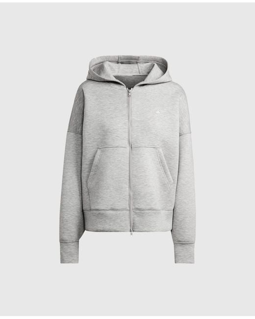 Stella McCartney Gray Logo Scuba Hoodie