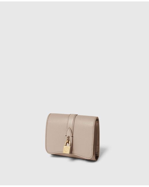 Stella McCartney Natural Falabella Trifold Wallet