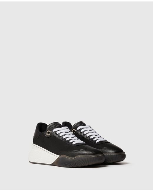 Stella McCartney Black Loop Panelled Trainers