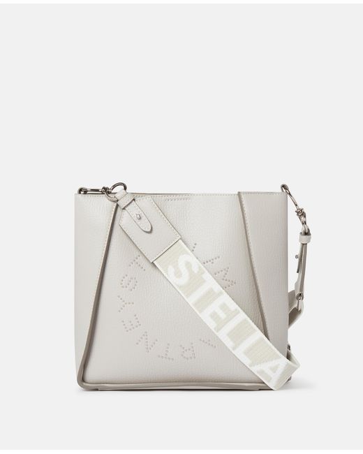 Stella McCartney White Logo Crossbody Bag