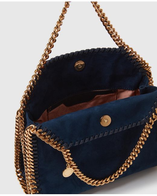 Stella McCartney Blue Falabella Mini Tote Bag