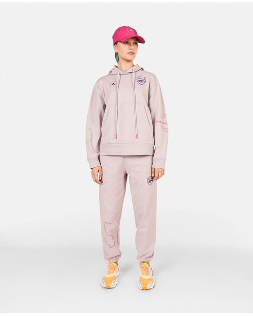Stella McCartney Pink Adidas By Arsenal Hoodie