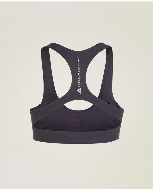 Stella McCartney Blue Adidas By Running Medium-Support Sports Bra