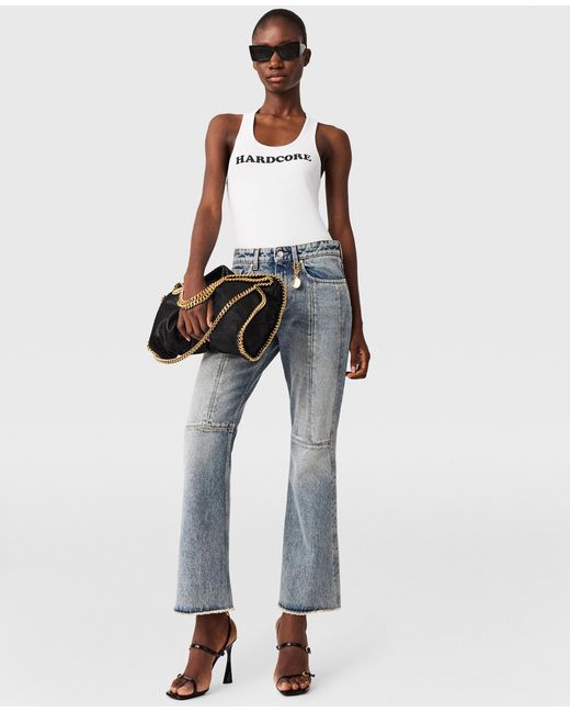 Stella McCartney Blue Vintage Wash Kick-Flare Jeans