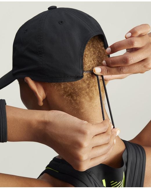 Stella McCartney Black Logo Baseball Cap