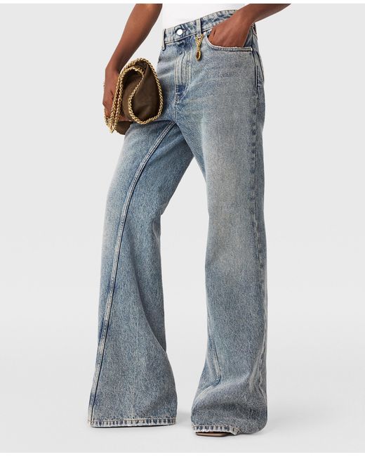 Stella McCartney Blue Vintage Wash Bootcut Jeans