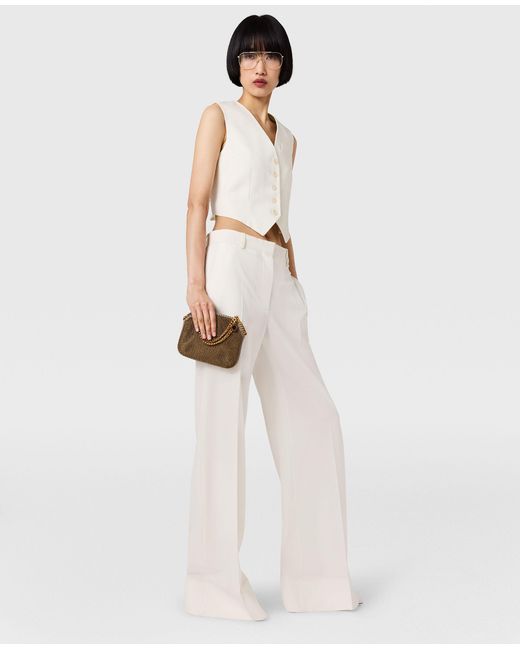 Stella McCartney White Single-Breasted Waistcoat