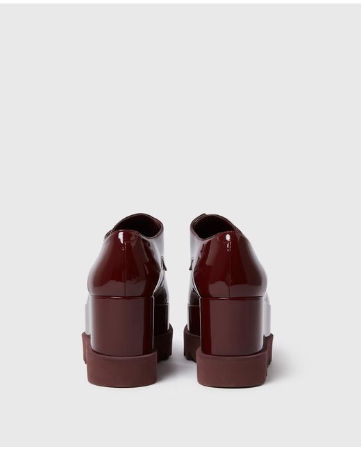 Stella McCartney Red Limited Edition Elyse Monochrome Platforms