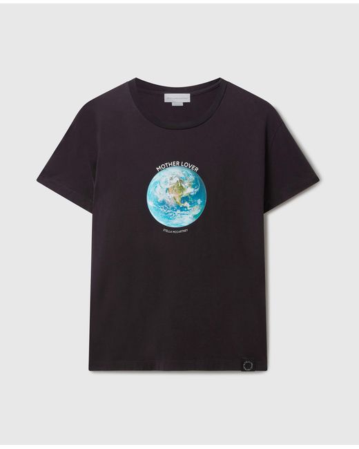Stella McCartney Black Mother Lover T-shirt