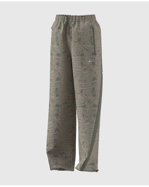 Stella McCartney Green Logo Woven Graphic Print Trackpants