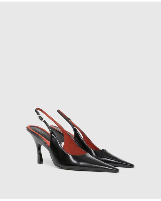 Stella McCartney White Elsa Pointed Toe Slingbacks