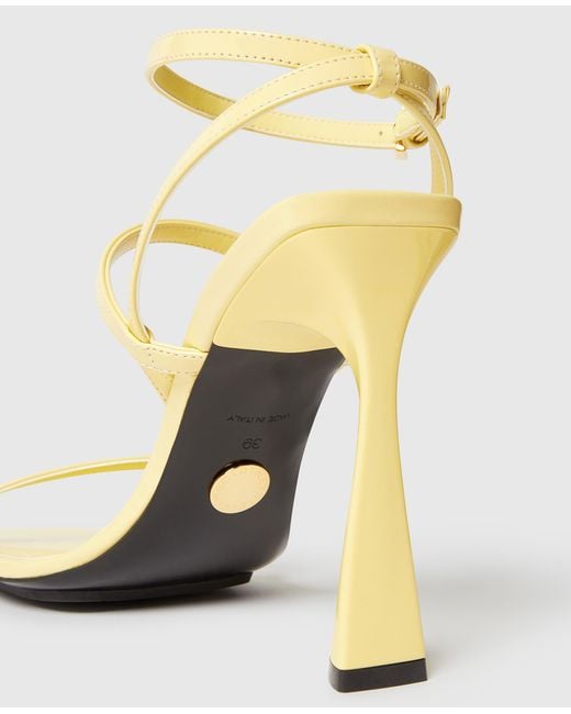 Stella McCartney Metallic Elsa Patent Heeled Sandals