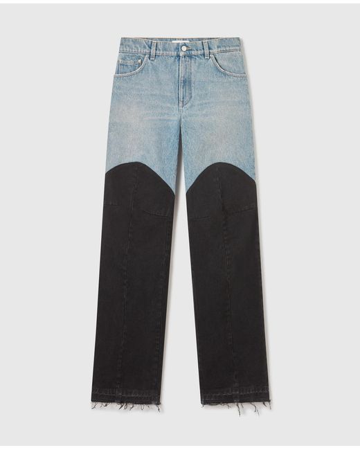 Stella McCartney Blue Patchwork Panel Denim Jeans