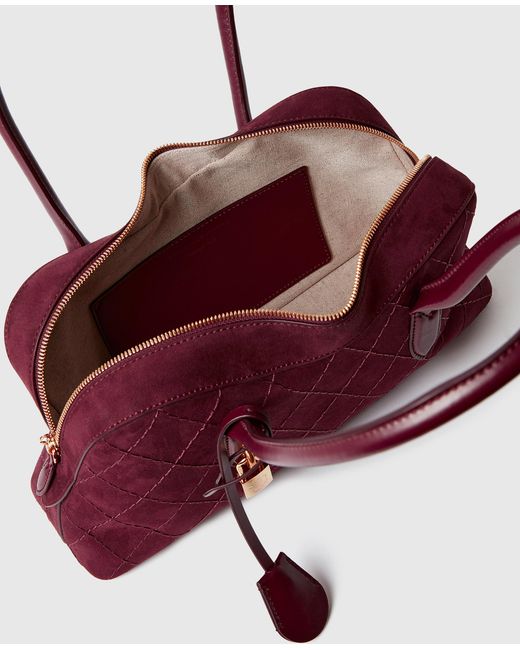 Stella McCartney Purple Ryder Quilted Shoulder Bag