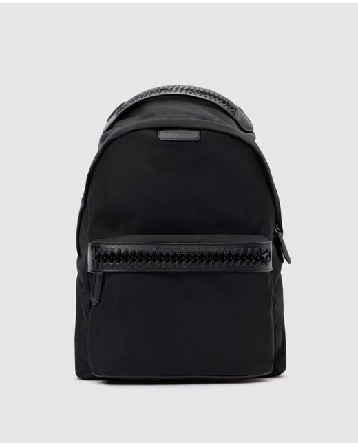 Stella McCartney Blue Logo Strap Backpack