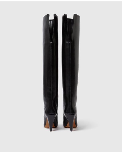 Stella McCartney Black Stella Spur Knee-High Heeled Boots
