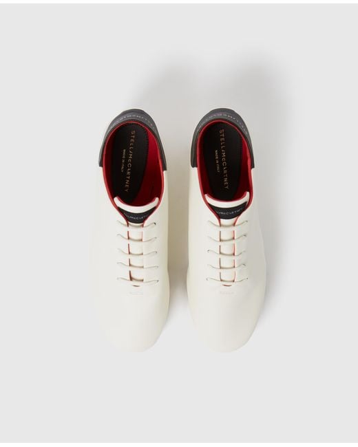 Stella McCartney White Sneak-elyse Lace-up Platforms