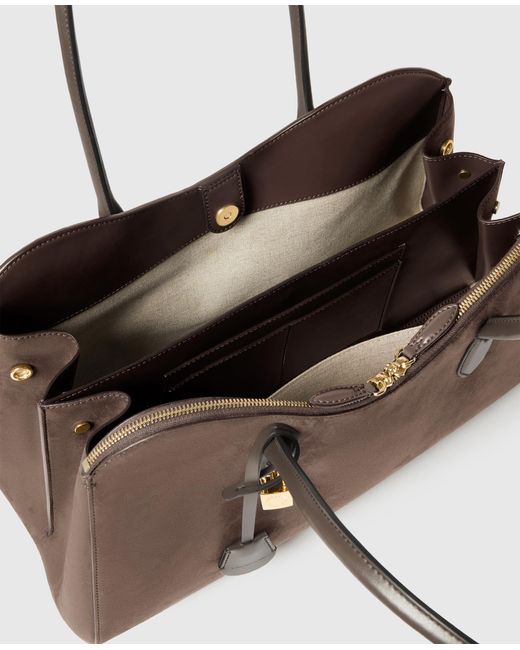 Stella McCartney Brown Ryder Open Tote Bag