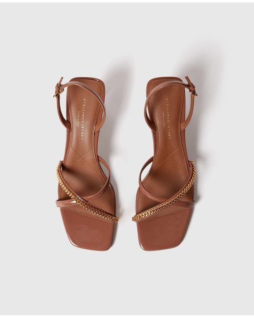 Stella McCartney Pink Elsa Patent Kitten Heels