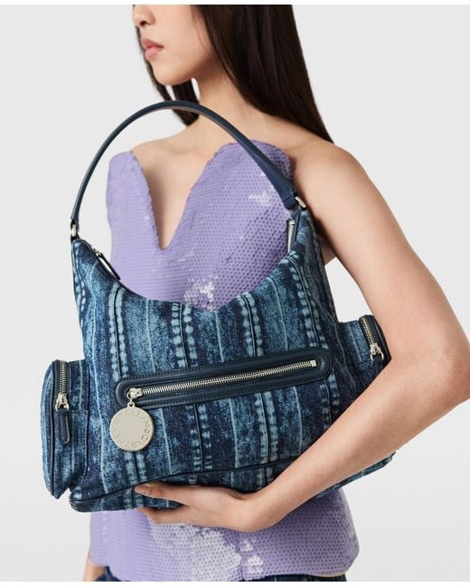 Stella McCartney Blue Dartmoor Denim Shoulder Bag
