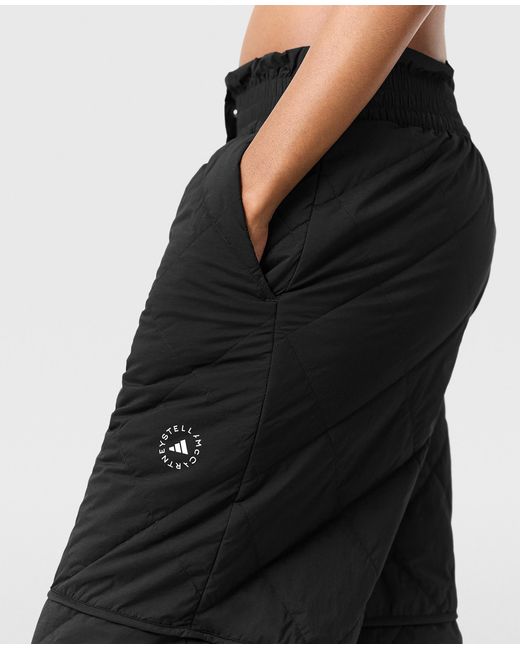 Stella McCartney Blue Logo Quilted Track Pant