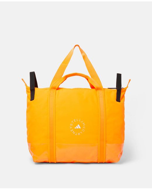 Stella McCartney Orange Logo Tote Bag