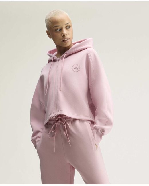 Stella McCartney Pink Adidas By Sportswear Cropped Hoodie
