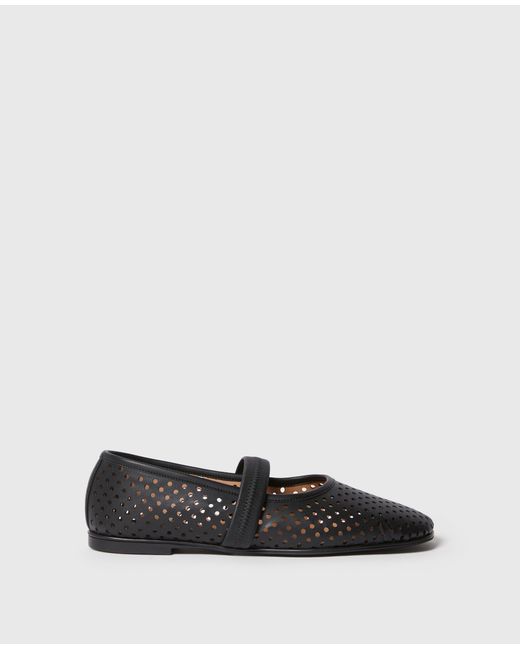 Stella McCartney White Ryder Perforated Ballet Flats