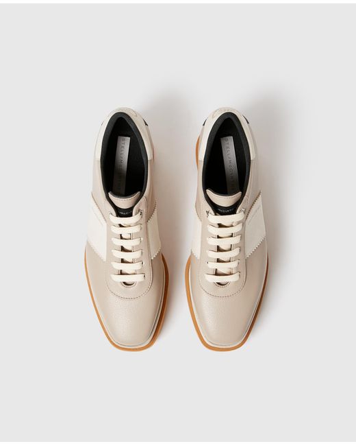 Stella McCartney White Sneak-Elyse Platform Sneakers
