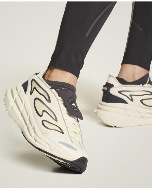 Stella McCartney White Futuristic Chunky Sole Sneakers By Adidas