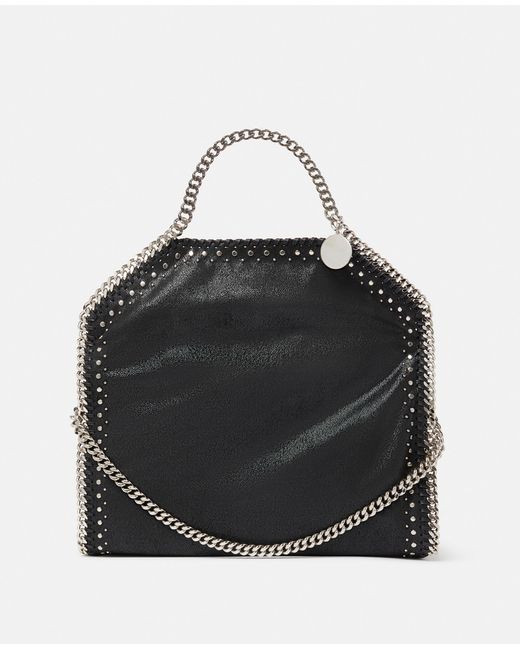 Stella McCartney Black Falabella Fold-over Tote Bag