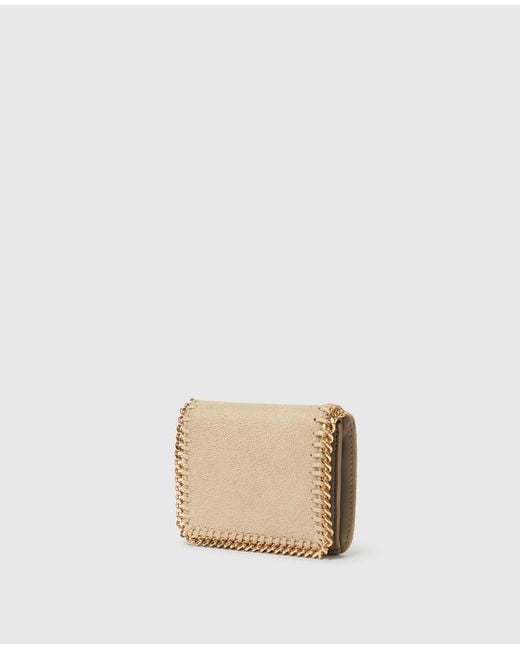 Stella McCartney Natural Falabella Bi-fold Wallet