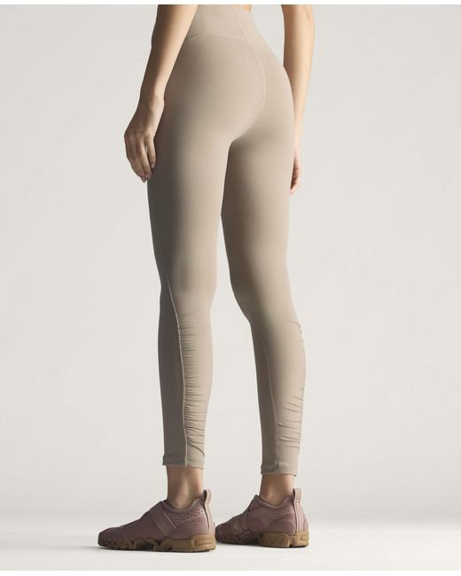 Stella McCartney Natural Truestrength Ruched Yoga Leggings