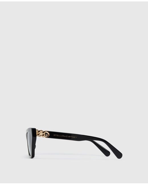 Stella McCartney Multicolor Exaggerated Cat-Eye Sunglasses, One Size
