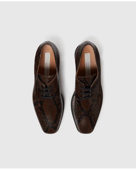 Stella McCartney Brown Limited-edition Elyse Snake Platforms