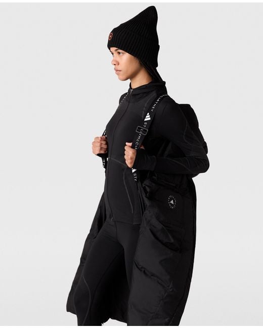 Stella McCartney Blue Truecasuals Long Padded Coat