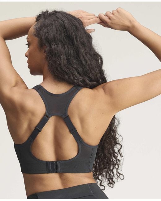 Stella McCartney Black Adidas By Running High-support Sports Bra
