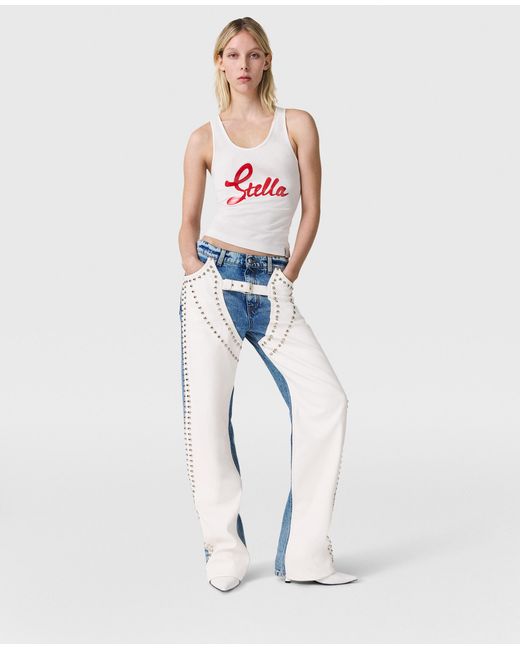 Stella McCartney White Stella Vintage Tank Top