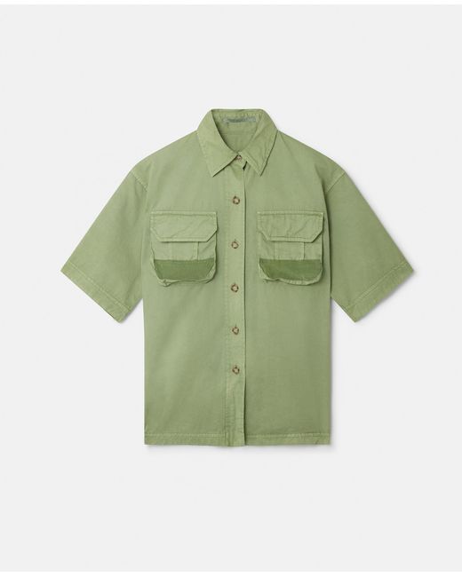 Stella McCartney Green Organic Cotton Utility Shirt
