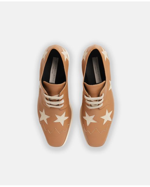 Stella McCartney Brown Elyse Stars Platform Shoes