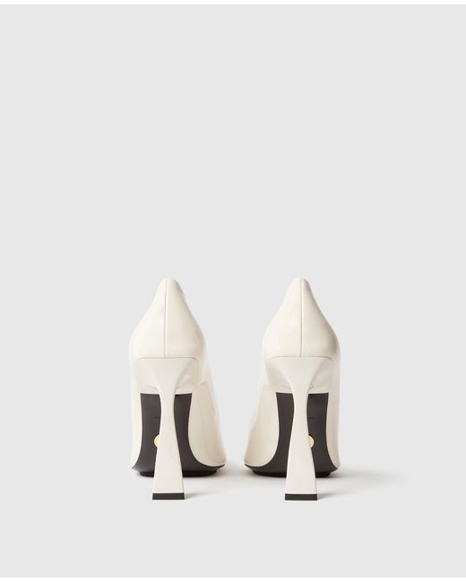 Stella McCartney White Elsa Patent Pumps
